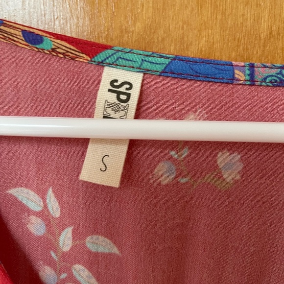 Spell Lotus Floral Bohemian Maxi Dress - Red and Blue - Picture 2 of 7